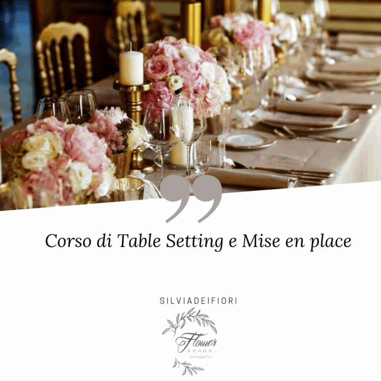 Corso di Table Setting e Mise en place