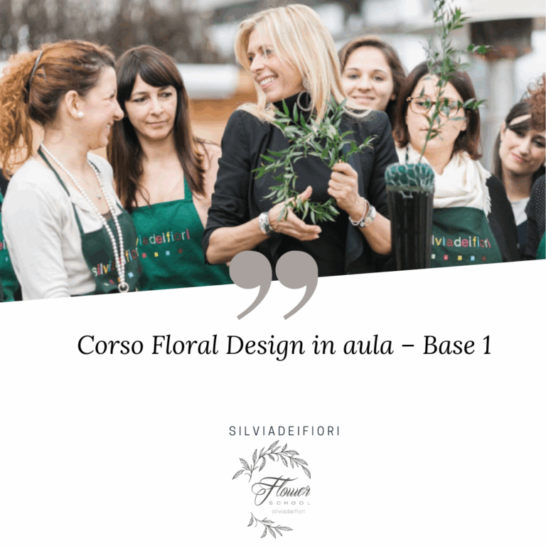 Corso Floral Design in aula – Base 1