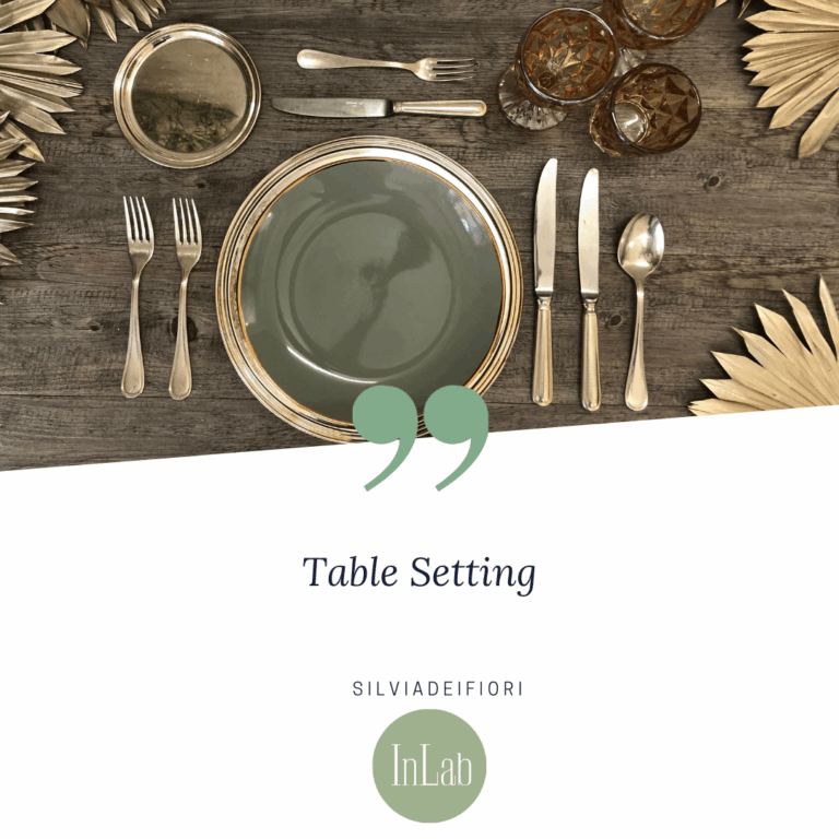 Corso on line di Table Setting e Mise en Place