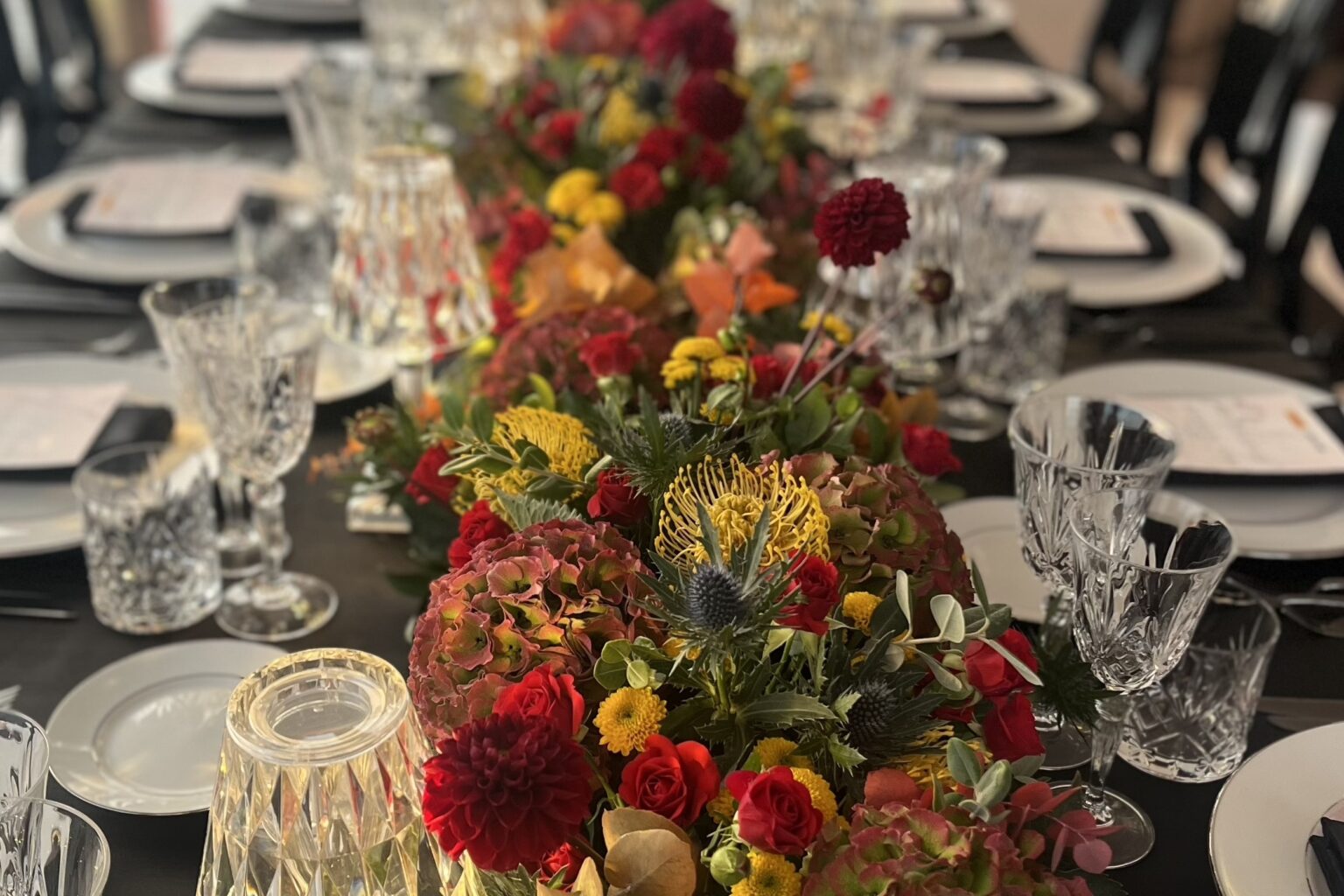 12 coorporate dinner flowers italy