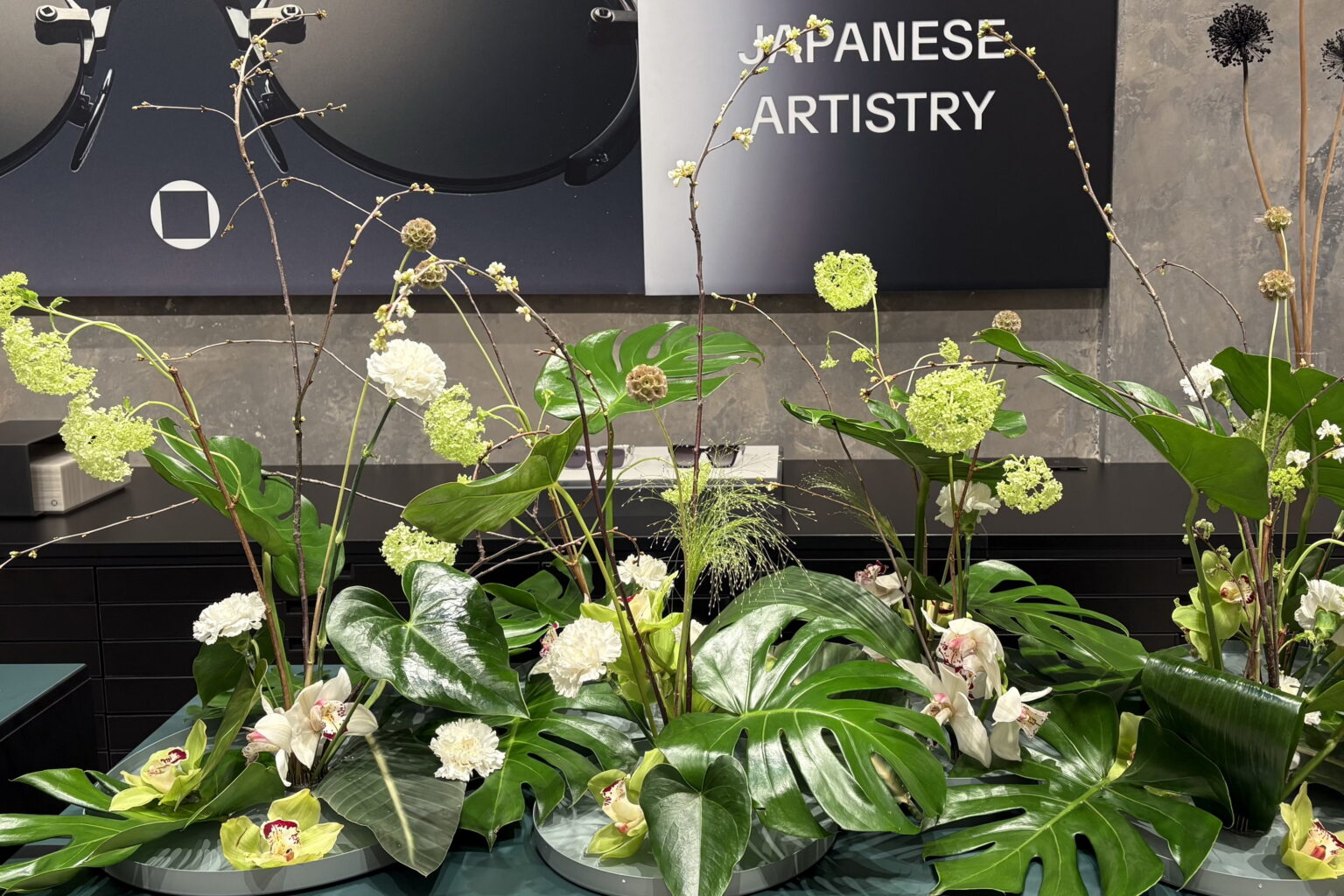 3 ikebana style garden
