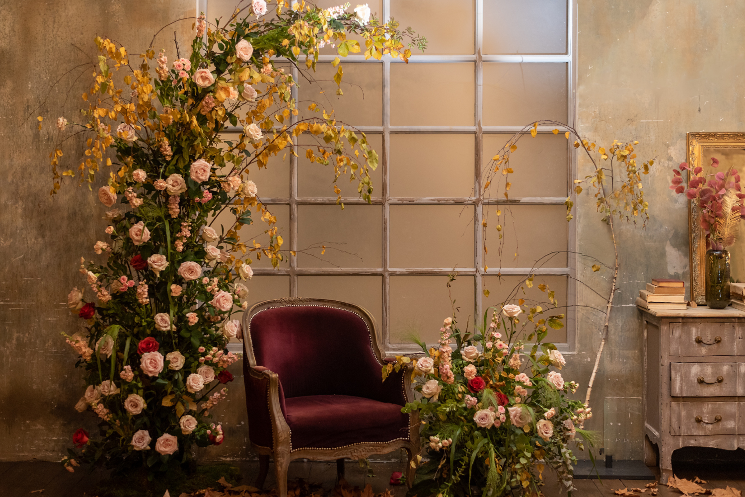 4 set design flowers