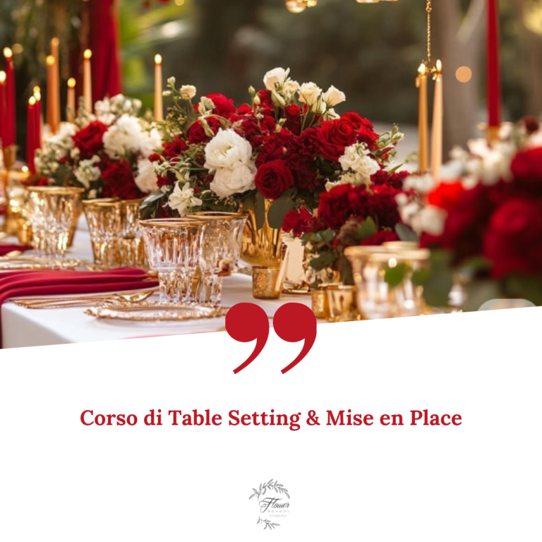 Corso di Table Setting e Mise en Place (IN PRESENZA)